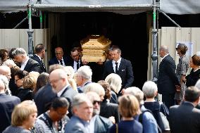 Helene Carrere d’Encausse Funeral - Paris