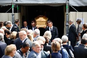 Helene Carrere d’Encausse Funeral - Paris