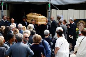 Helene Carrere d’Encausse Funeral - Paris