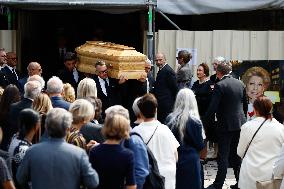 Helene Carrere d’Encausse Funeral - Paris