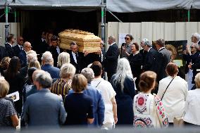 Helene Carrere d’Encausse Funeral - Paris