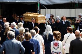 Helene Carrere d’Encausse Funeral - Paris