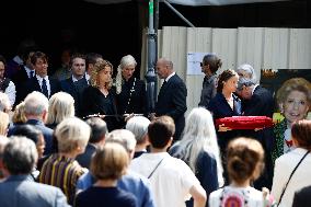 Helene Carrere d’Encausse Funeral - Paris