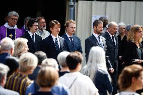 Helene Carrere d’Encausse Funeral - Paris