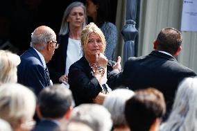 Helene Carrere d’Encausse Funeral - Paris