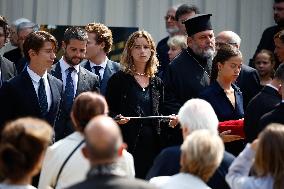 Helene Carrere d’Encausse Funeral - Paris