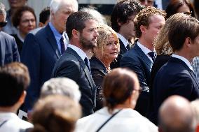 Helene Carrere d’Encausse Funeral - Paris