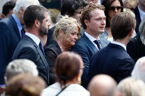 Helene Carrere d’Encausse Funeral - Paris