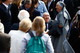 Helene Carrere d’Encausse Funeral - Paris