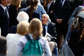 Helene Carrere d’Encausse Funeral - Paris