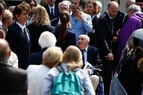 Helene Carrere d’Encausse Funeral - Paris