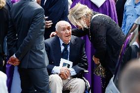 Helene Carrere d’Encausse Funeral - Paris