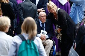 Helene Carrere d’Encausse Funeral - Paris