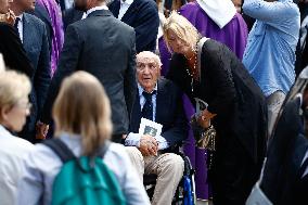 Helene Carrere d’Encausse Funeral - Paris