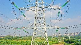 Drone Inspect Power Transmission Channel in Chuzhou