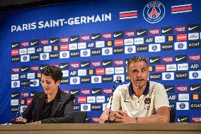PSG Press Conference - Poissy
