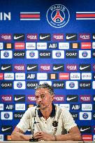 PSG Press Conference - Poissy