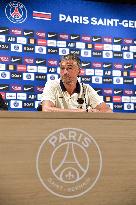 PSG Press Conference - Poissy