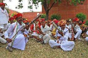 Folk Artists In Jaipur