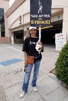 SAG AFTRA-WGA Strike outside Warner Brothers Studios - Burbank