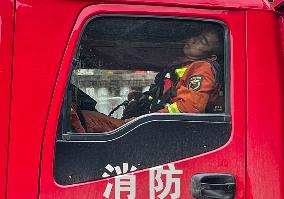 CHINA-SHAANXI-XI'AN-ROCK AND MUD SLIDE-DEATH (CN)