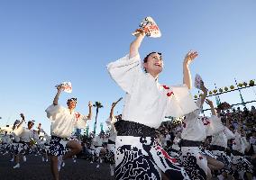 "Awaodori" dance festival in Tokushima
