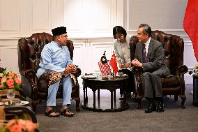 MALAYSIA-PM-CHINA-WANG YI-MEETING