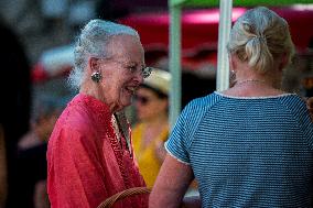 Queen Margrethe Visits Cahors Market