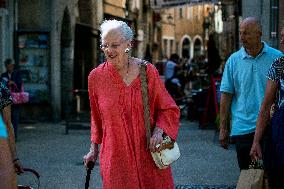 Queen Margrethe Visits Cahors Market