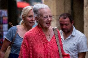 Queen Margrethe Visits Cahors Market