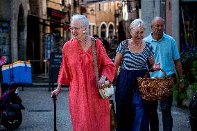 Queen Margrethe Visits Cahors Market