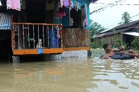 MYANMAR-BAGO-FLOOD