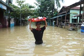 MYANMAR-BAGO-FLOOD