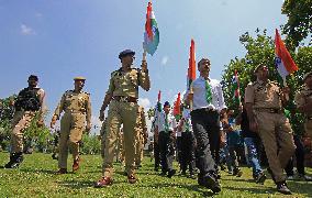 Police Organizes Tiranga Rally In Kashmir Ahead Of Independence Day