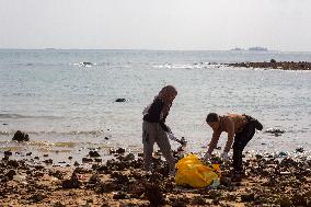 Clean Beaches Keep The Sea Free Of Plastic Waste