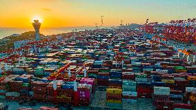 2023 H1 Shanghai Port Container Throughput Growth