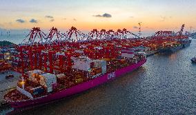 2023 H1 Shanghai Port Container Throughput Growth