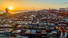 2023 H1 Shanghai Port Container Throughput Growth