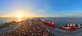 2023 H1 Shanghai Port Container Throughput Growth