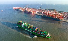 2023 H1 Shanghai Port Container Throughput Growth