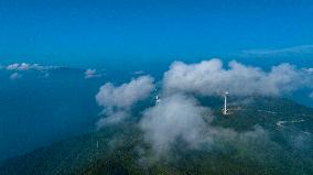 Mountaintop 
Wind Power Generation in Yichun, China