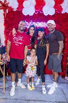 Victoria And David Beckham At Style Saves: Back To School - Miami