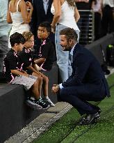 Celebrities during Inter Miami CF Vs Charlotte During The League’s Cup - Fort Lauderdale