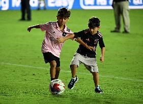 Celebrities during Inter Miami CF Vs Charlotte During The League’s Cup - Fort Lauderdale