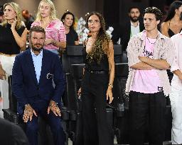 Celebrities during Inter Miami CF Vs Charlotte During The League’s Cup - Fort Lauderdale