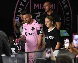 Celebrities during Inter Miami CF Vs Charlotte During The League’s Cup - Fort Lauderdale