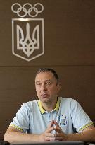 Ukraine's national Olympic committee president Huttsait