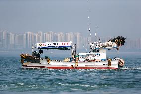 SOUTH KOREA-INCHEON-JAPAN-NUKE WASTEWATER DISCHARGE-FISHING BOAT-PROTEST