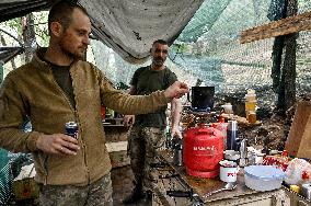 Artillery unit of 128th Brigade in Zaporizhzhia direction