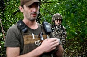 Artillery unit of 128th Brigade in Zaporizhzhia direction